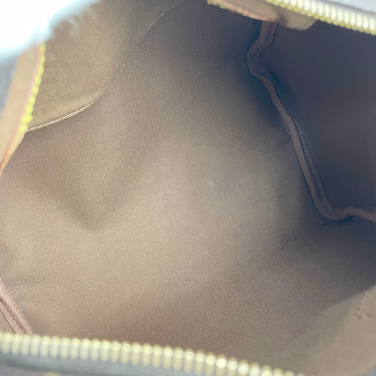 Louis Vuitton Monogram Speedy 25 Coated Canvas Fabric Brown Handbag 4928