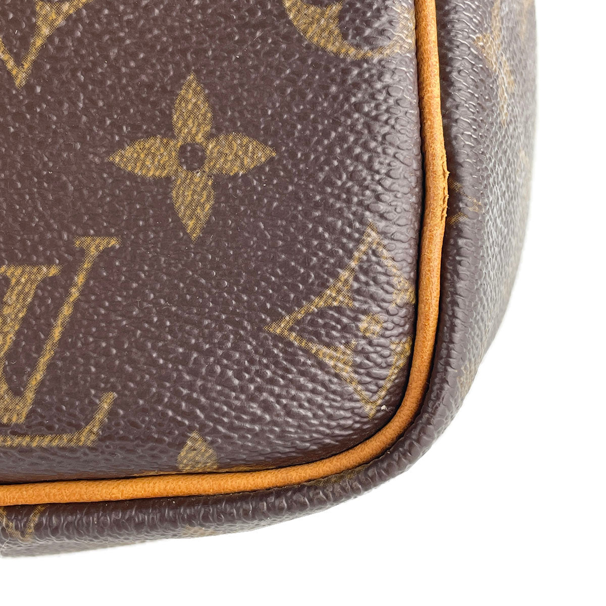 Louis Vuitton Monogram Speedy 30 Coated Canvas Fabric Brown Handbag 4935