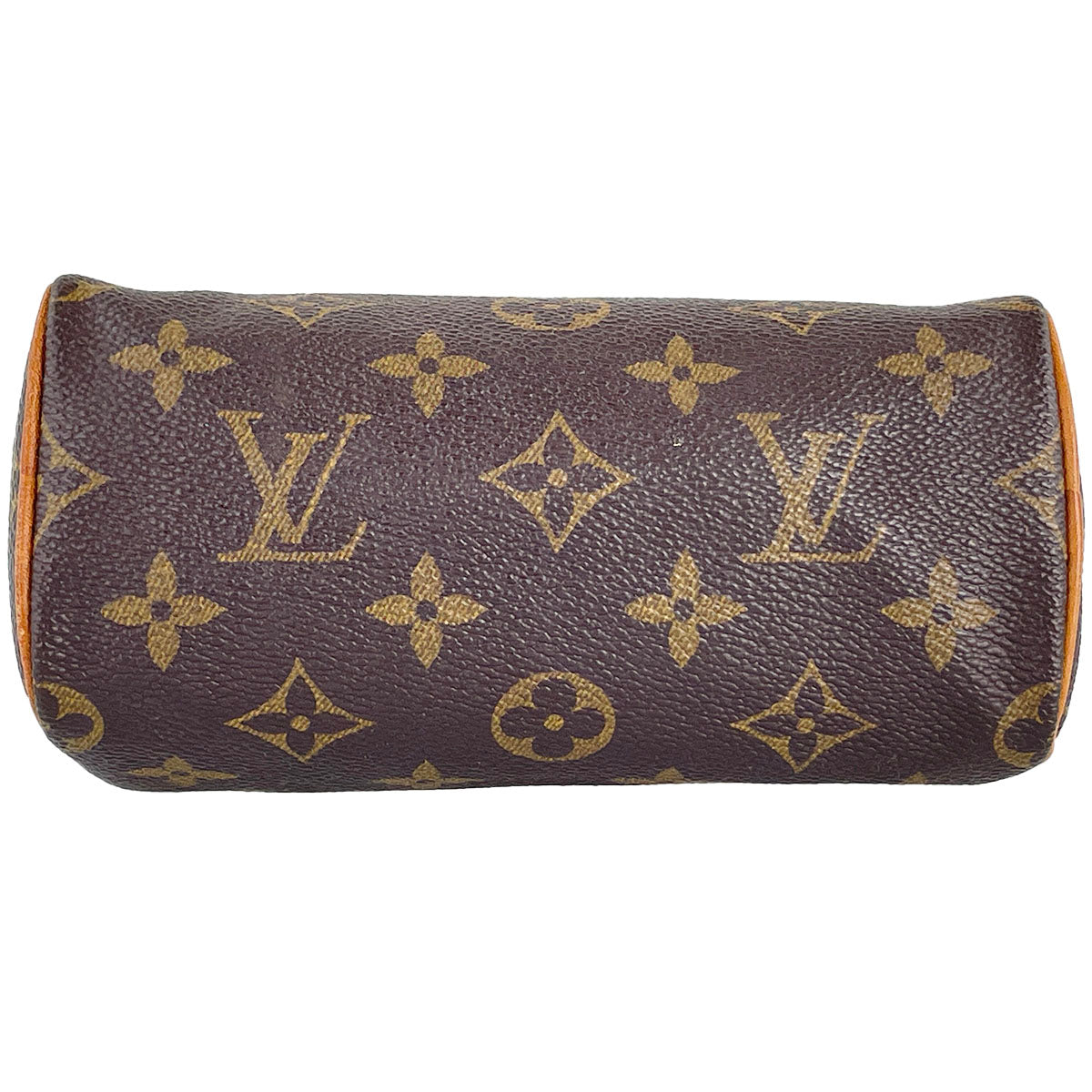 Louis Vuitton Monogram Mini speedy 2way Coated Canvas Fabric Brown Handbag 4884