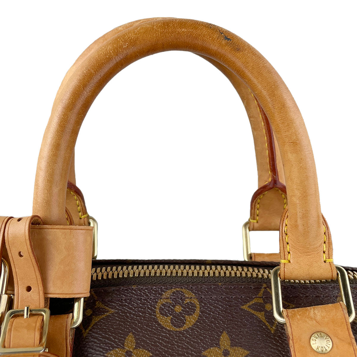 Louis Vuitton Monogram Keepall 45 Coated Canvas Fabric Brown Boston Bag 4879