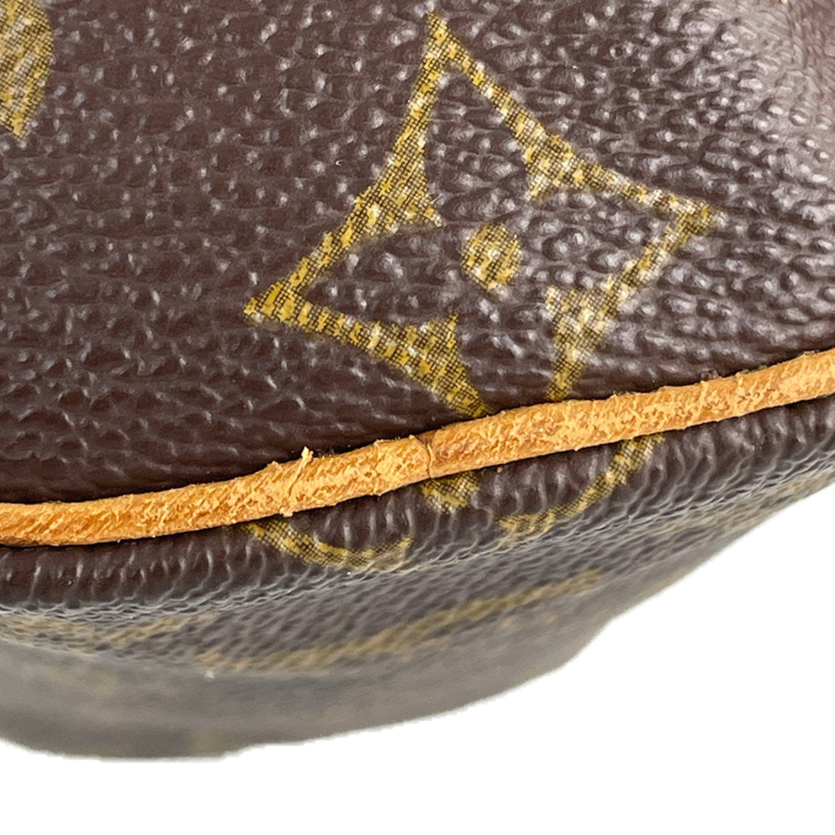 Louis Vuitton Monogram Mini speedy Coated Canvas Fabric Brown 2way Handbag 4916