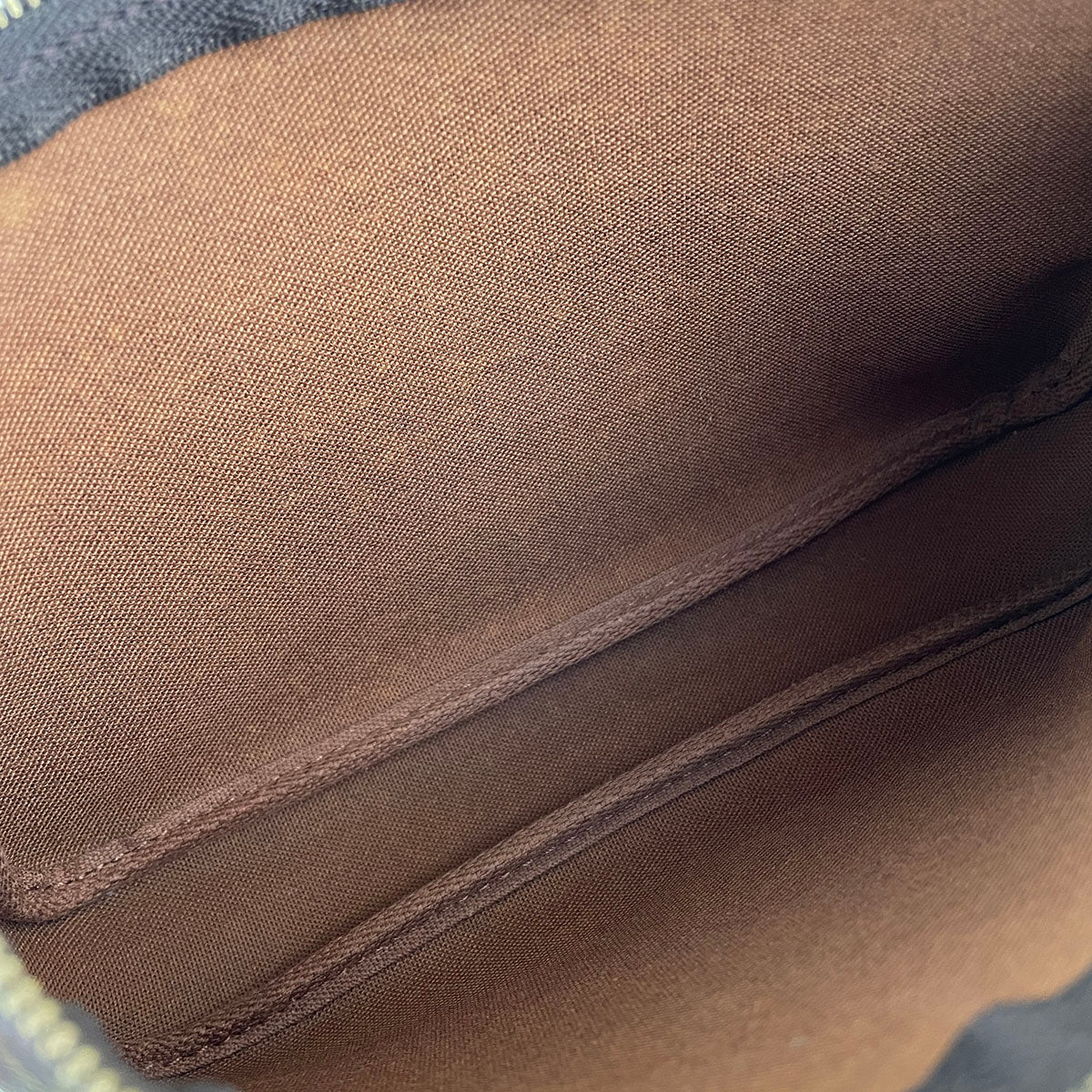 Louis Vuitton Monogram Pochette Accessoires Coated Canvas Brown Handbag 4844
