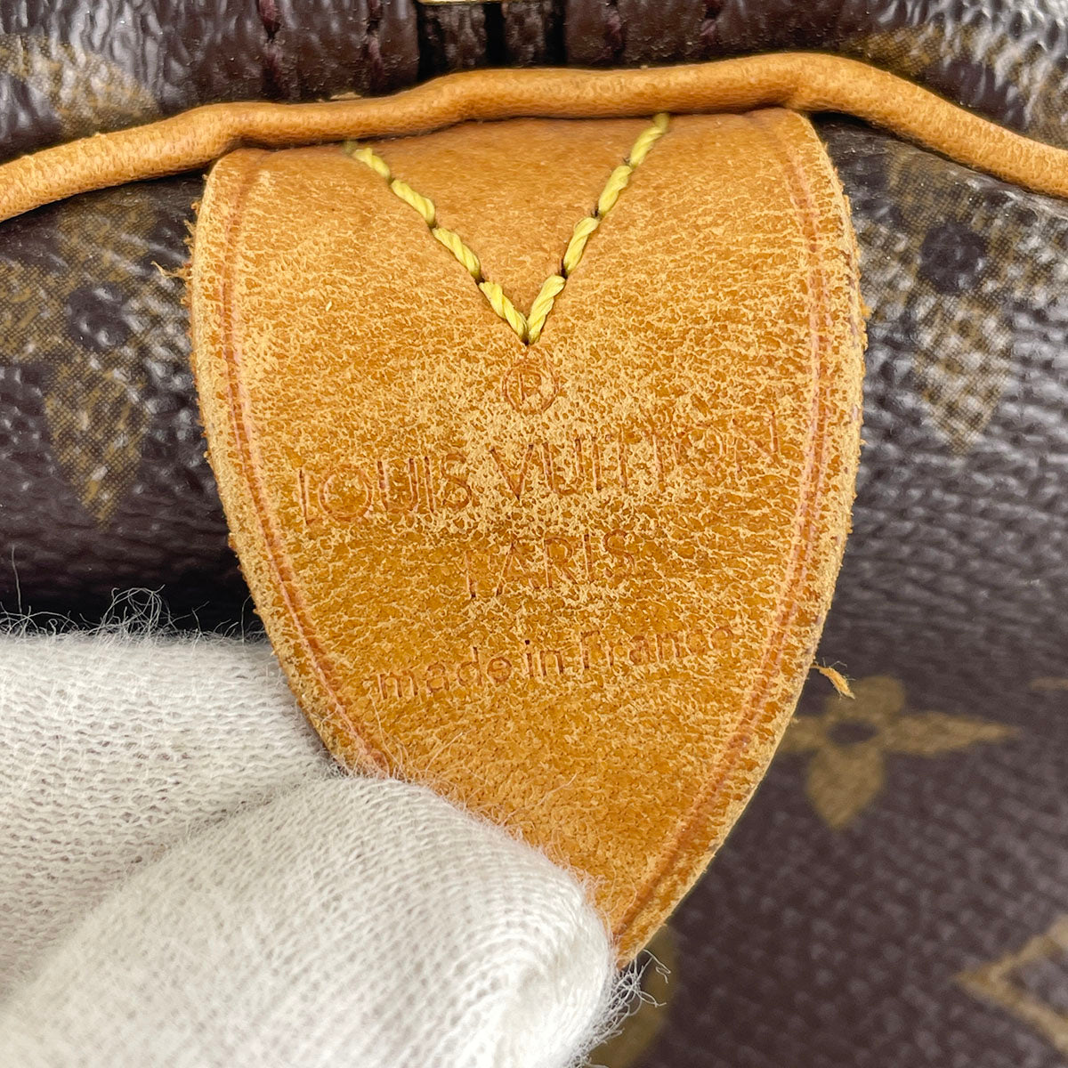 Louis Vuitton Monogram Speedy 30 Coated Canvas Fabric Brown Handbag 4935