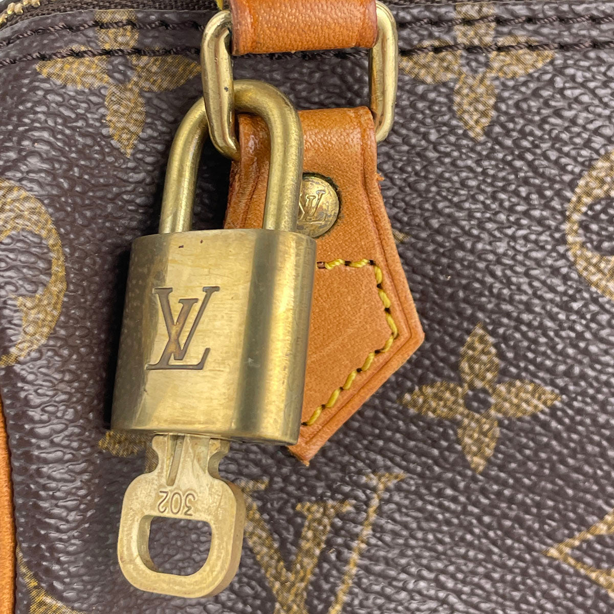 Louis Vuitton Monogram Mini speedy 2way Coated Canvas Fabric Brown Handbag 4884