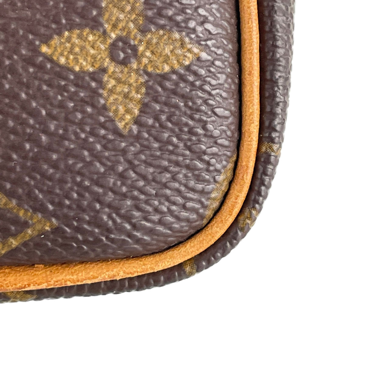 Louis Vuitton Monogram Mini speedy 2way Coated Canvas Fabric Brown Handbag 4853
