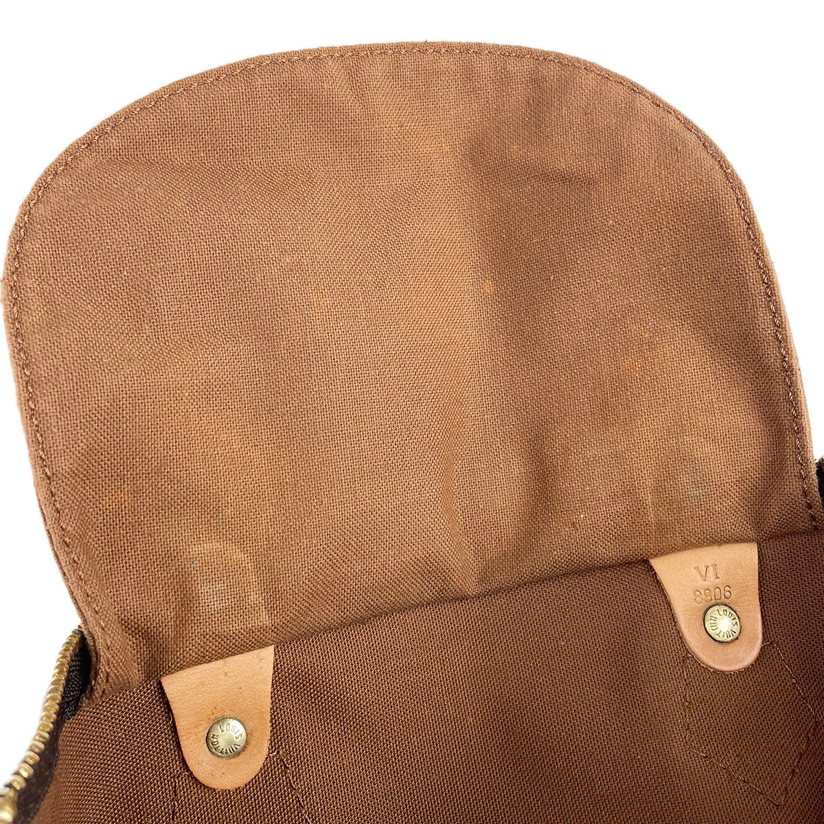 Louis Vuitton Monogram Speedy 30 Coated Canvas Fabric Brown Handbag 4931