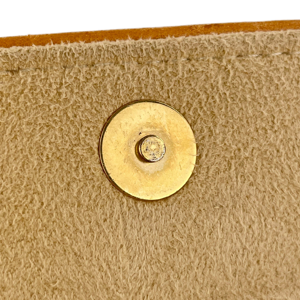 Louis Vuitton Monogram Pochette Florentine Coated Canvas Suede Brown Pouch 4875