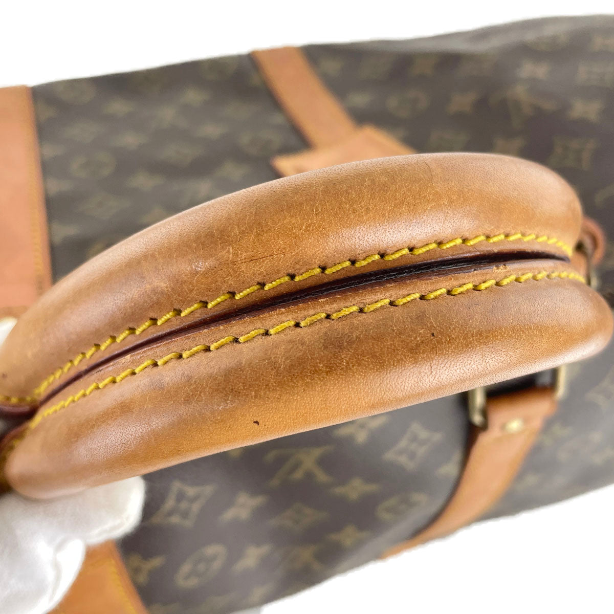 Louis Vuitton Monogram Keepall Bandouliere 60 Coated Canvas Boston Bag 4898