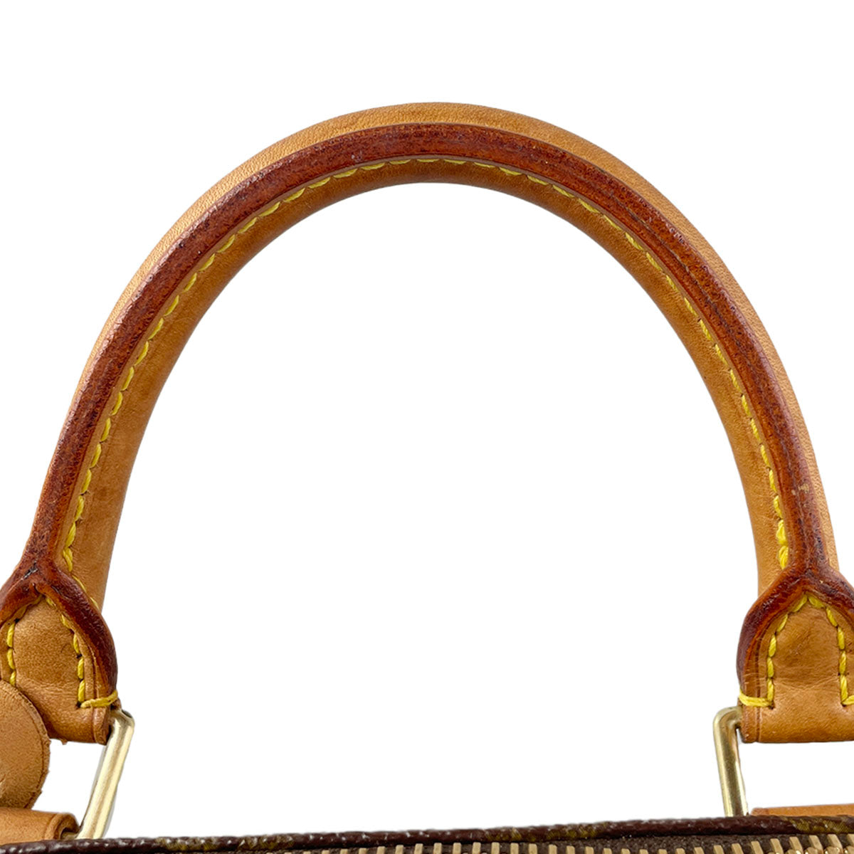 Louis Vuitton Monogram Speedy 30 Coated Canvas Fabric Brown Handbag 4866