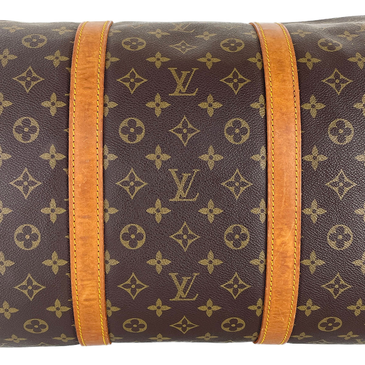 Louis Vuitton Monogram Keepall Bandouliere 60 Coated Canvas Boston Bag 4898