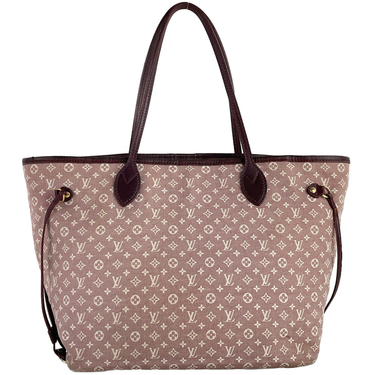 Louis Vuitton Monogram Idylle Neverfull MM Cotton Fabric Brown Tote bag 4895