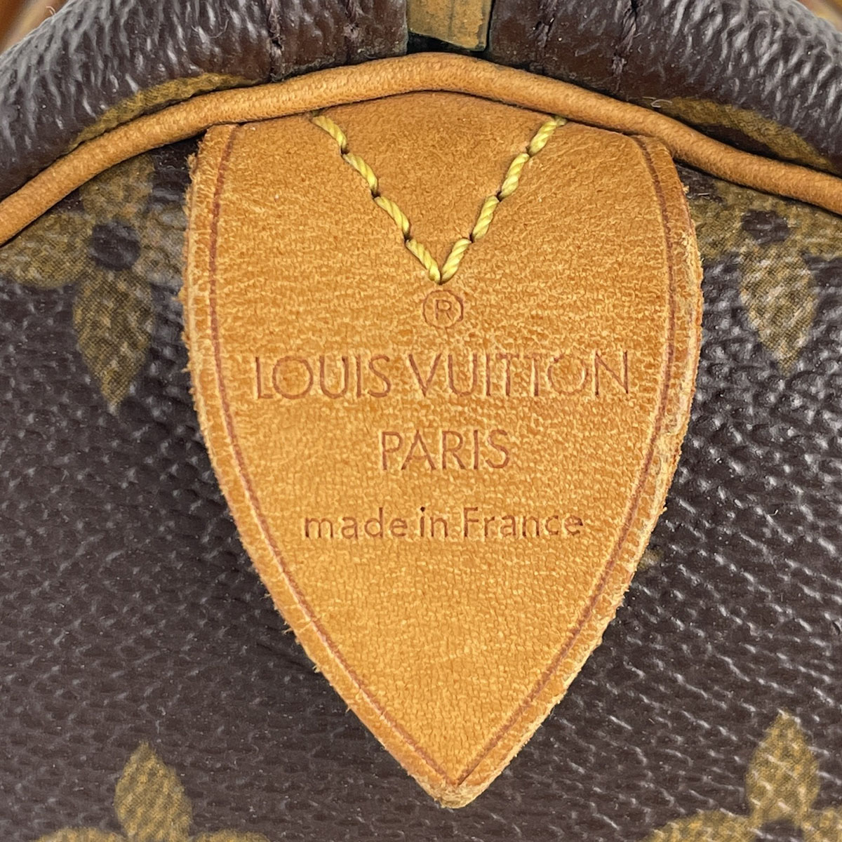Louis Vuitton Monogram Speedy 30 Coated Canvas Fabric Brown Handbag 4924