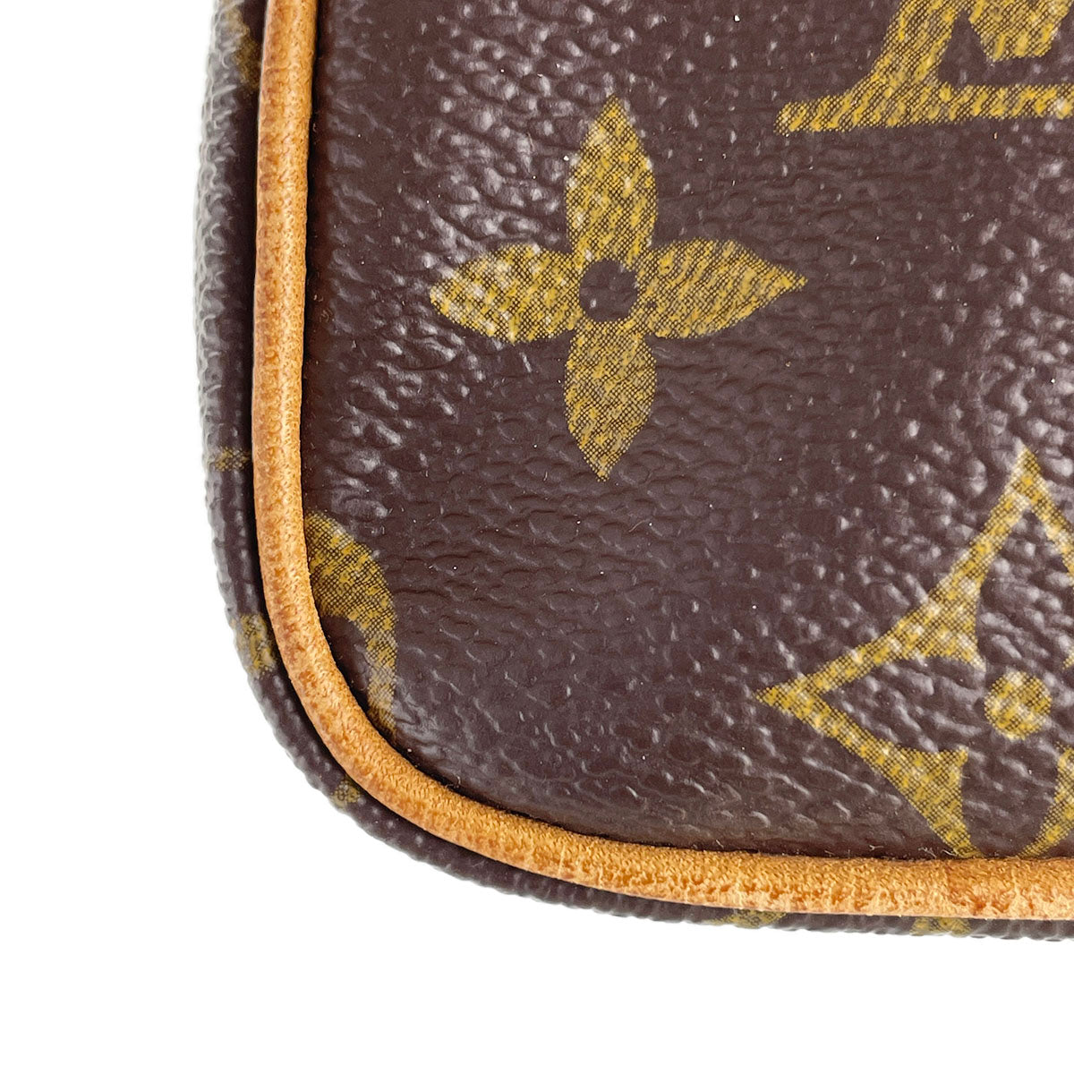 Louis Vuitton Monogram Mini speedy Coated Canvas Fabric Brown Handbag 4930