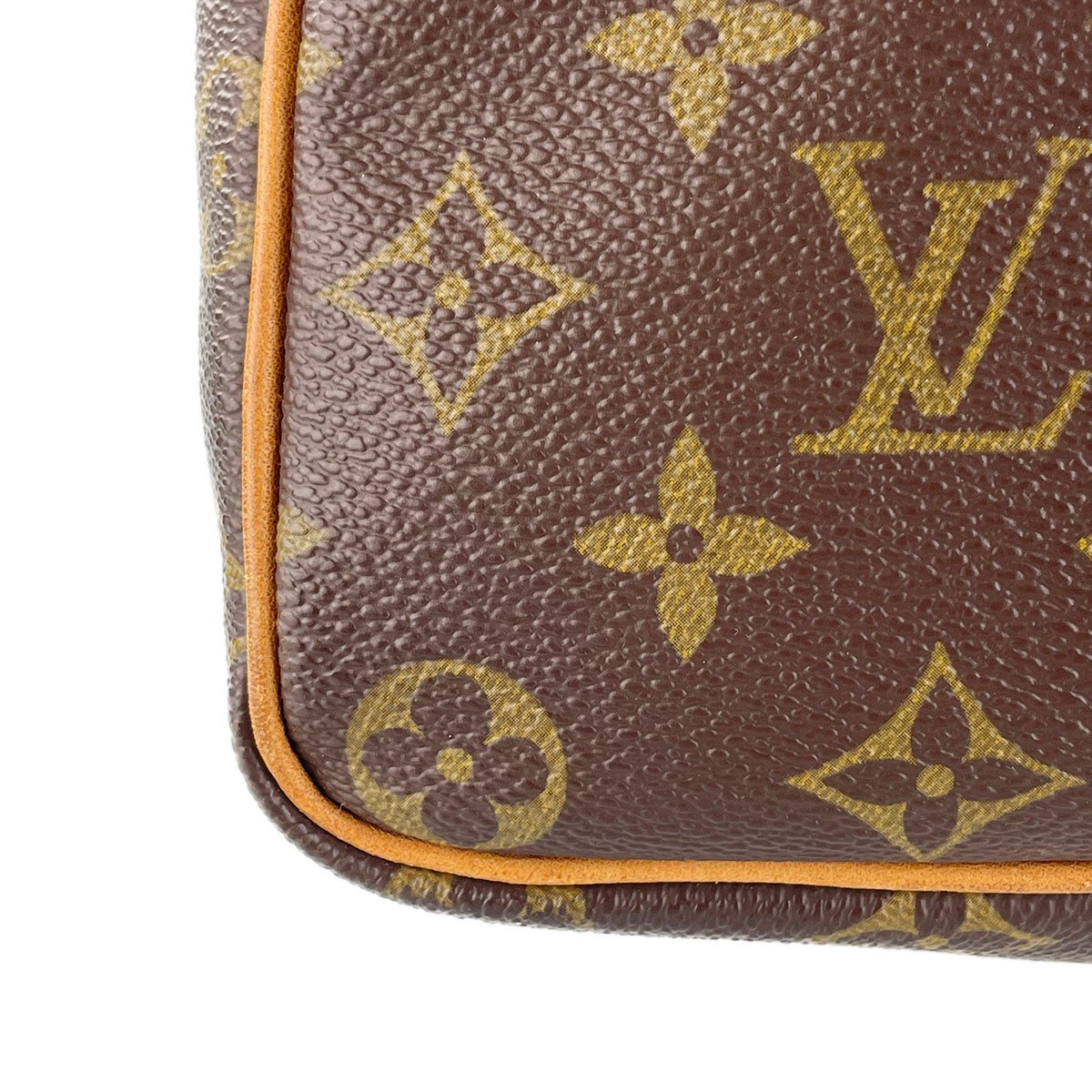 Louis Vuitton Monogram Speedy 40 Coated Canvas Fabric Brown Handbag 4850