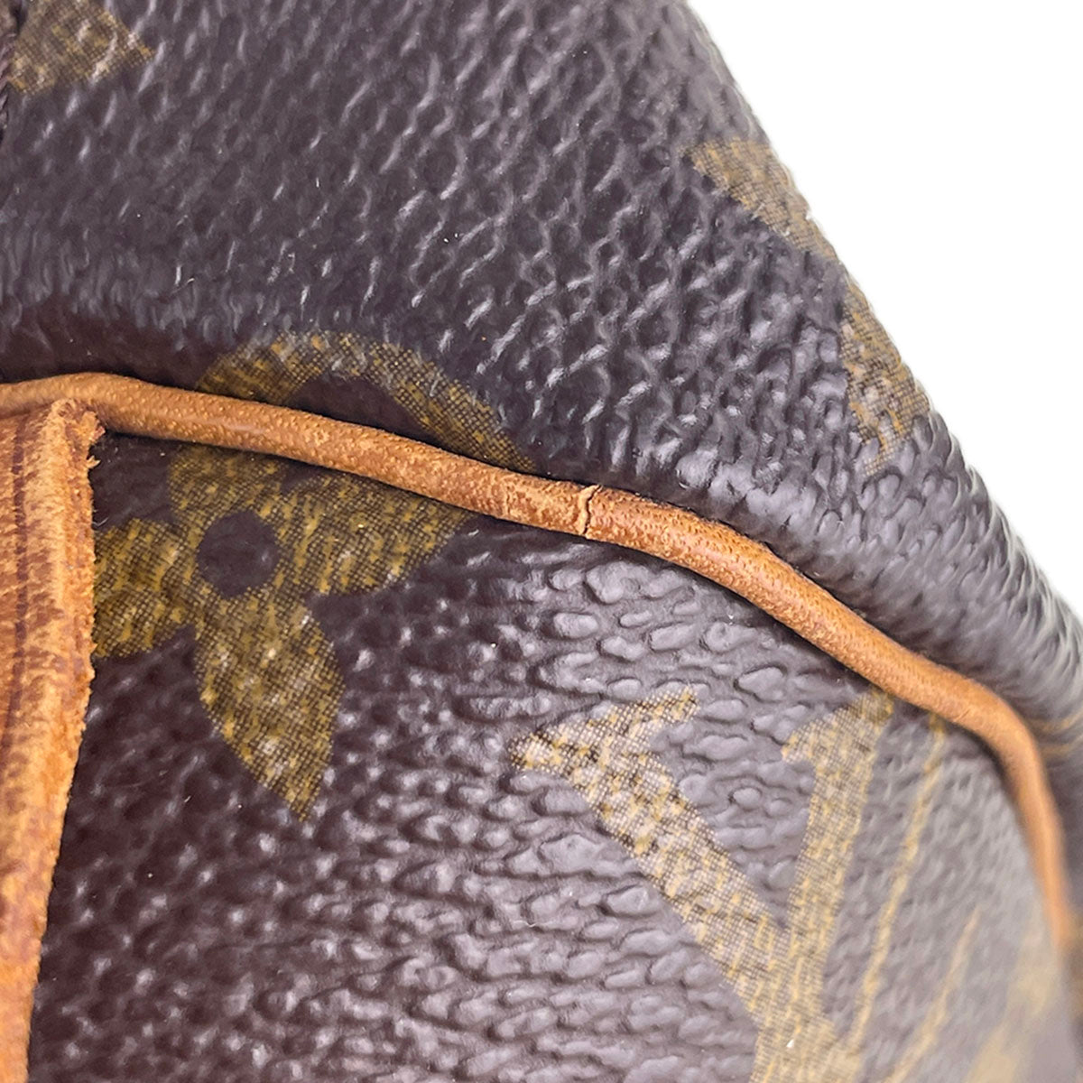 Louis Vuitton Monogram Speedy 30 Coated Canvas Fabric Brown Handbag 4909