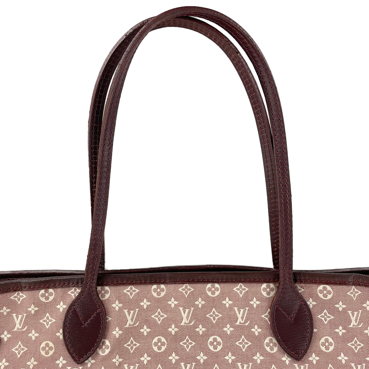 Louis Vuitton Monogram Idylle Neverfull MM Cotton Fabric Brown Tote bag 4895