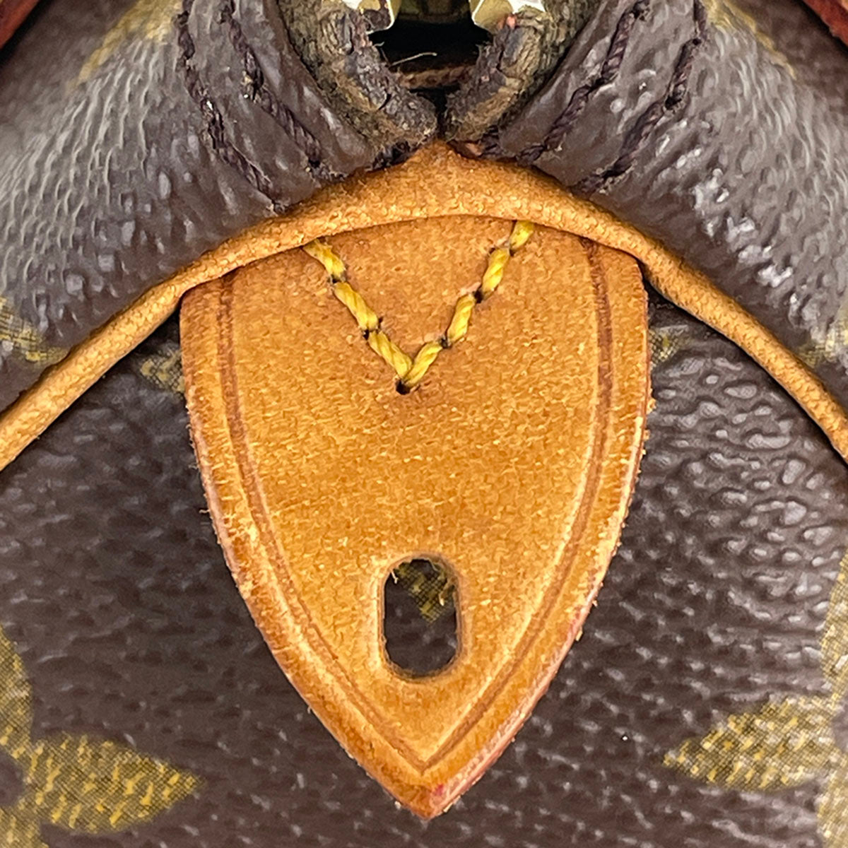 Louis Vuitton Monogram Mini speedy Coated Canvas Fabric Brown 2way Handbag 4916