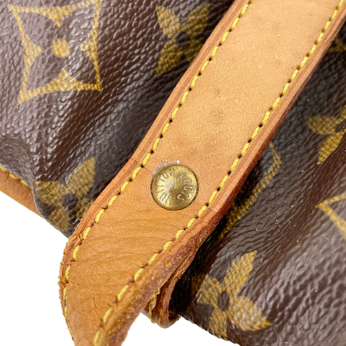 Louis Vuitton Monogram Saumur 30 Coated Canvas Fabric Brown Shoulder bag 4852