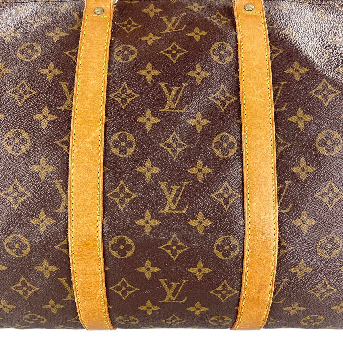 Louis Vuitton Monogram Keepall Bandouliere 55 Coated Canvas Boston Bag 4890