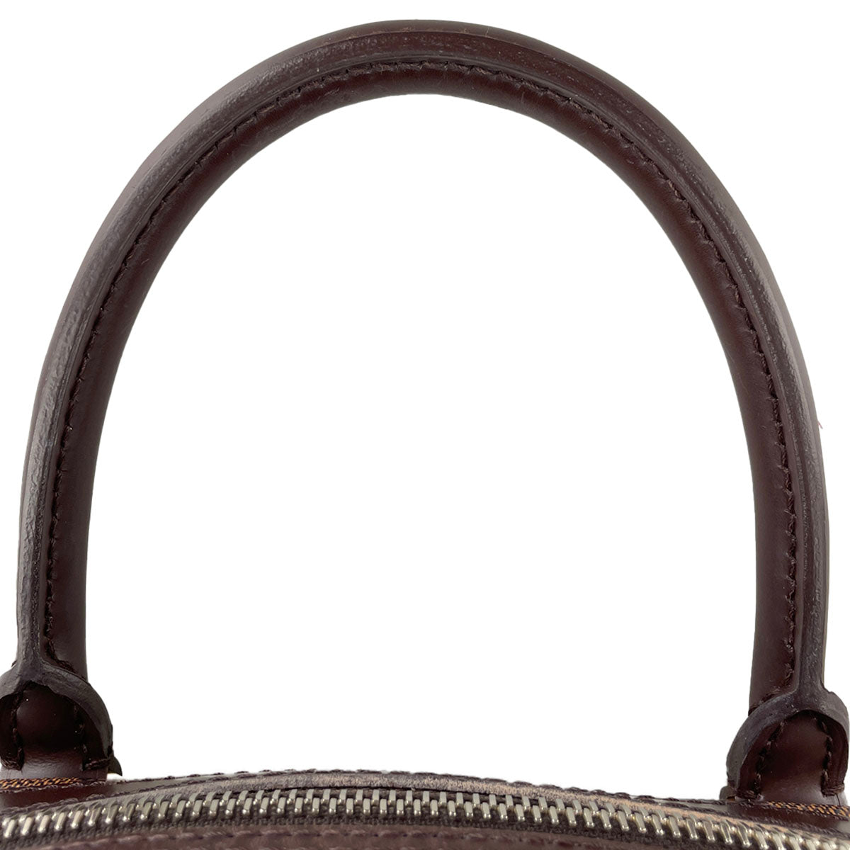 Louis Vuitton Damier Duomo Coated Canvas Suede Brown Handbag 4905