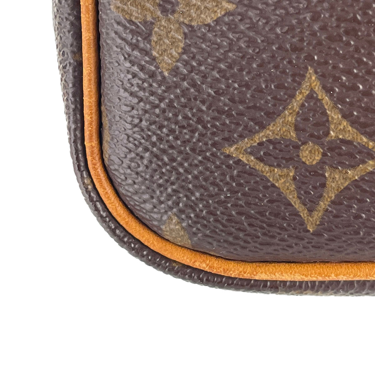 Louis Vuitton Monogram Speedy 25 Coated Canvas Fabric Brown Handbag 4842
