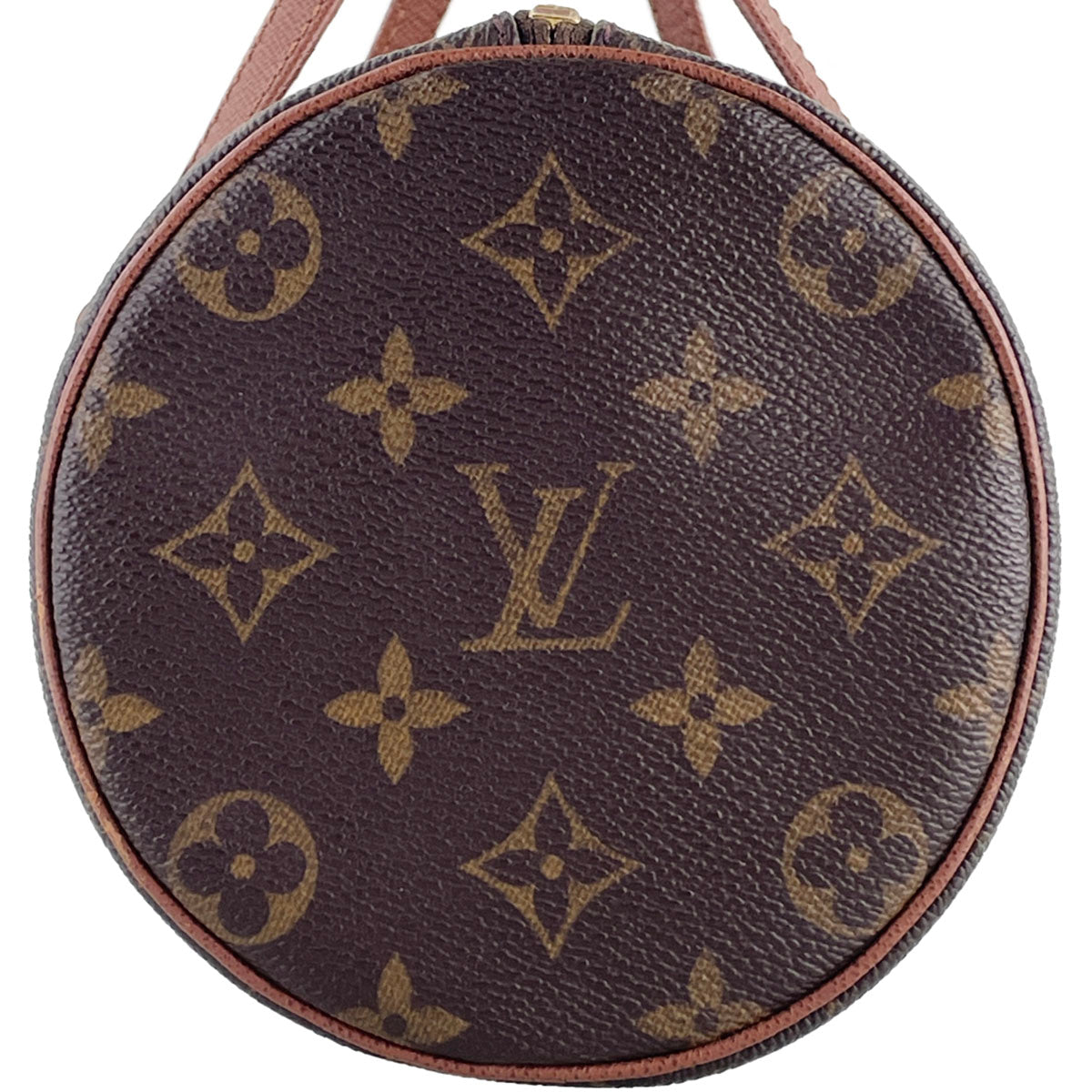 Louis Vuitton Monogram Papillon 26 Coated Canvas Leather Brown Handbag 4858