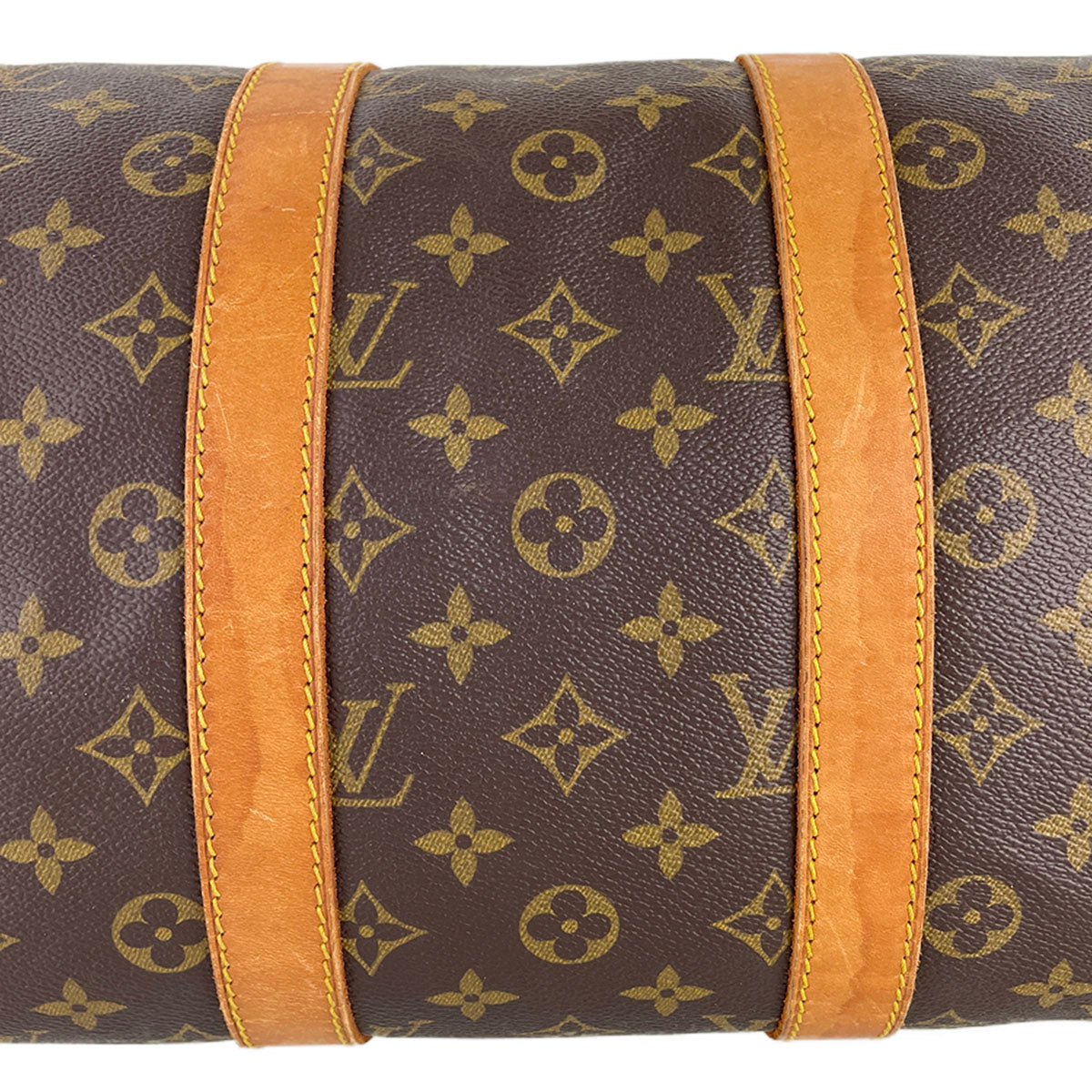 Louis Vuitton Monogram Keepall Bandouliere 45 Coated Canvas Boston Bag 4872