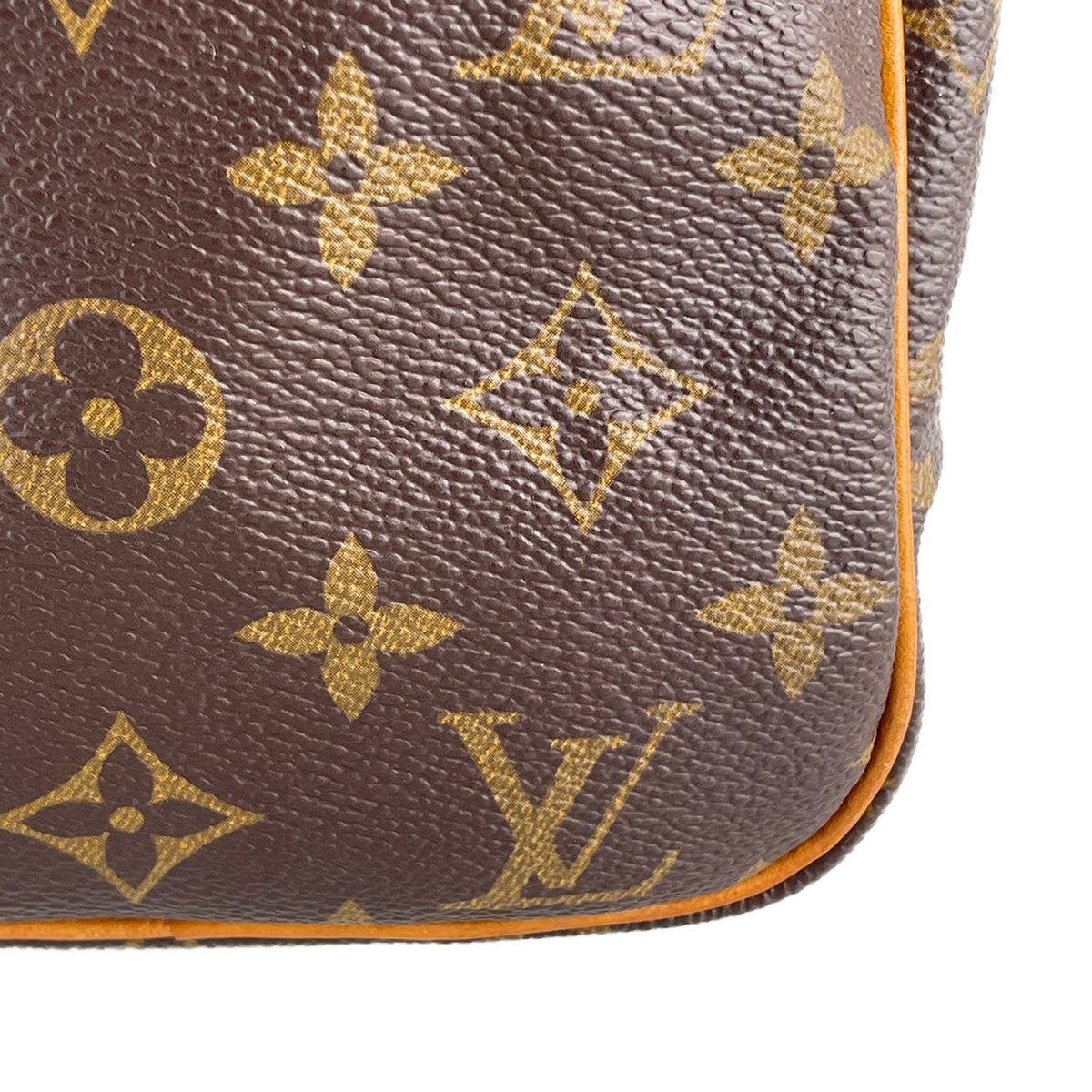 Louis Vuitton Monogram Speedy 25 Coated Canvas Fabric Brown Handbag 4925