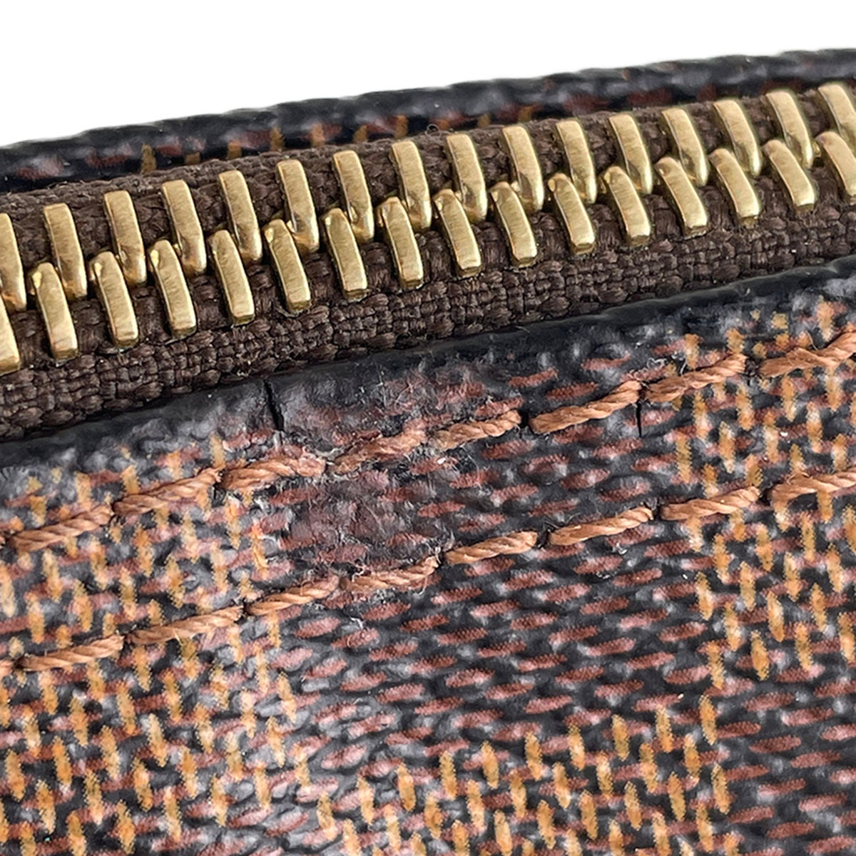 Louis Vuitton Damier Speedy 30 Coated Canvas Fabric Brown Handbag 4893