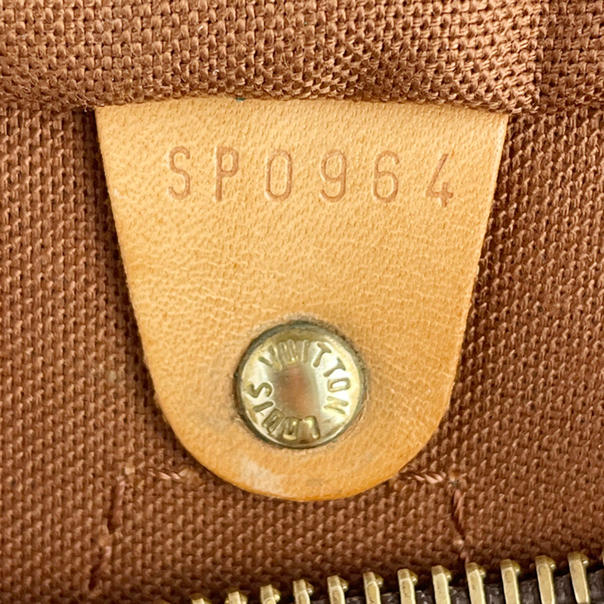 Louis Vuitton Monogram Speedy 30 Coated Canvas Fabric Brown Handbag 4865