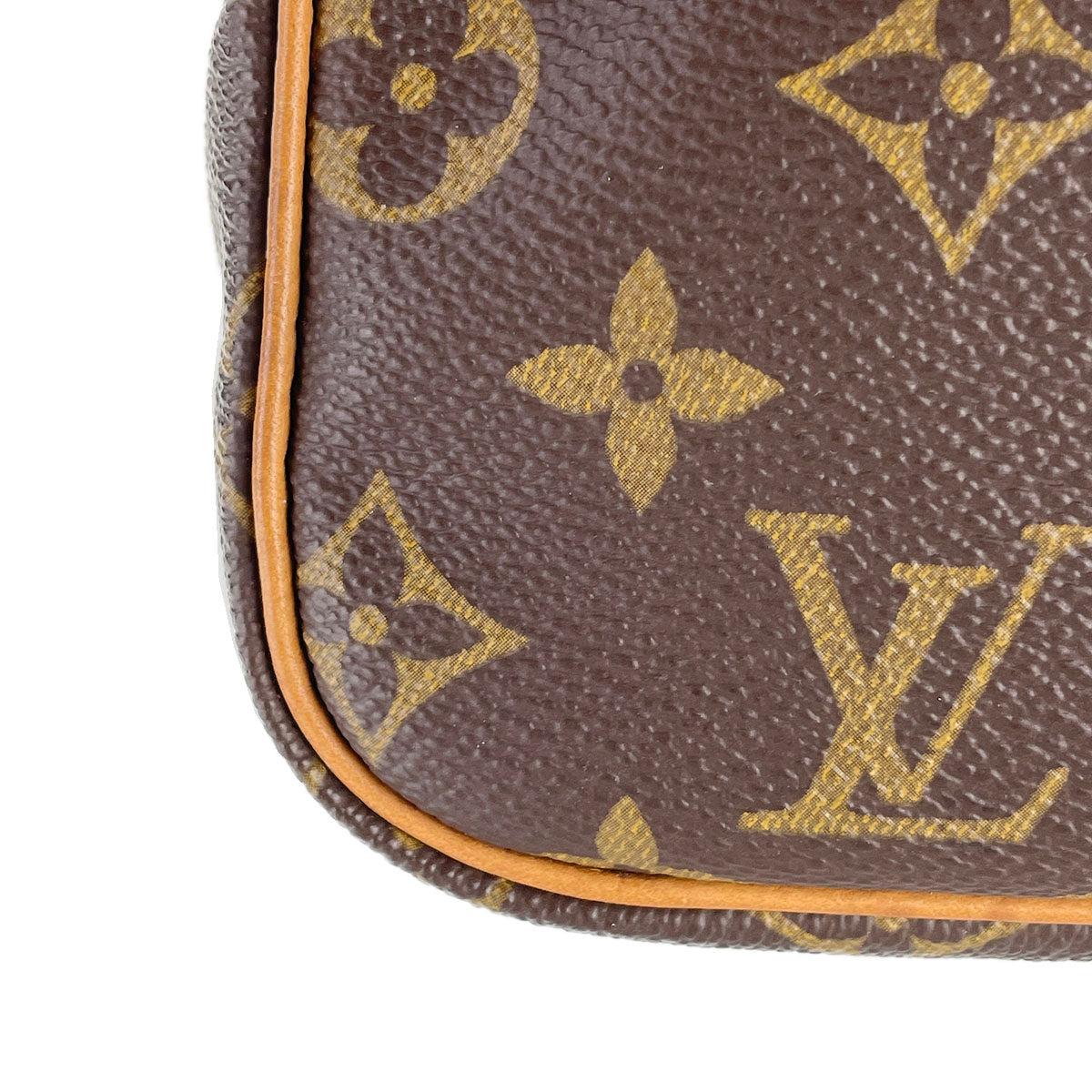 Louis Vuitton Monogram Speedy 30 Coated Canvas Fabric Brown Handbag 4931