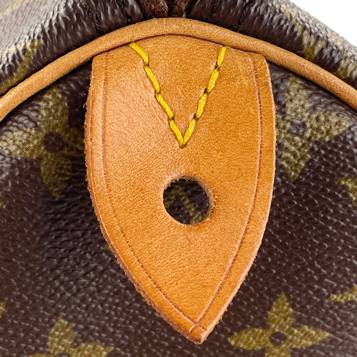 Louis Vuitton Monogram Speedy 40 Coated Canvas Fabric Brown Handbag 4850