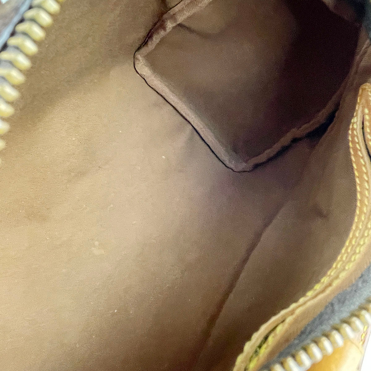 Louis Vuitton Monogram Speedy 25 Coated Canvas Fabric Brown Handbag 4842